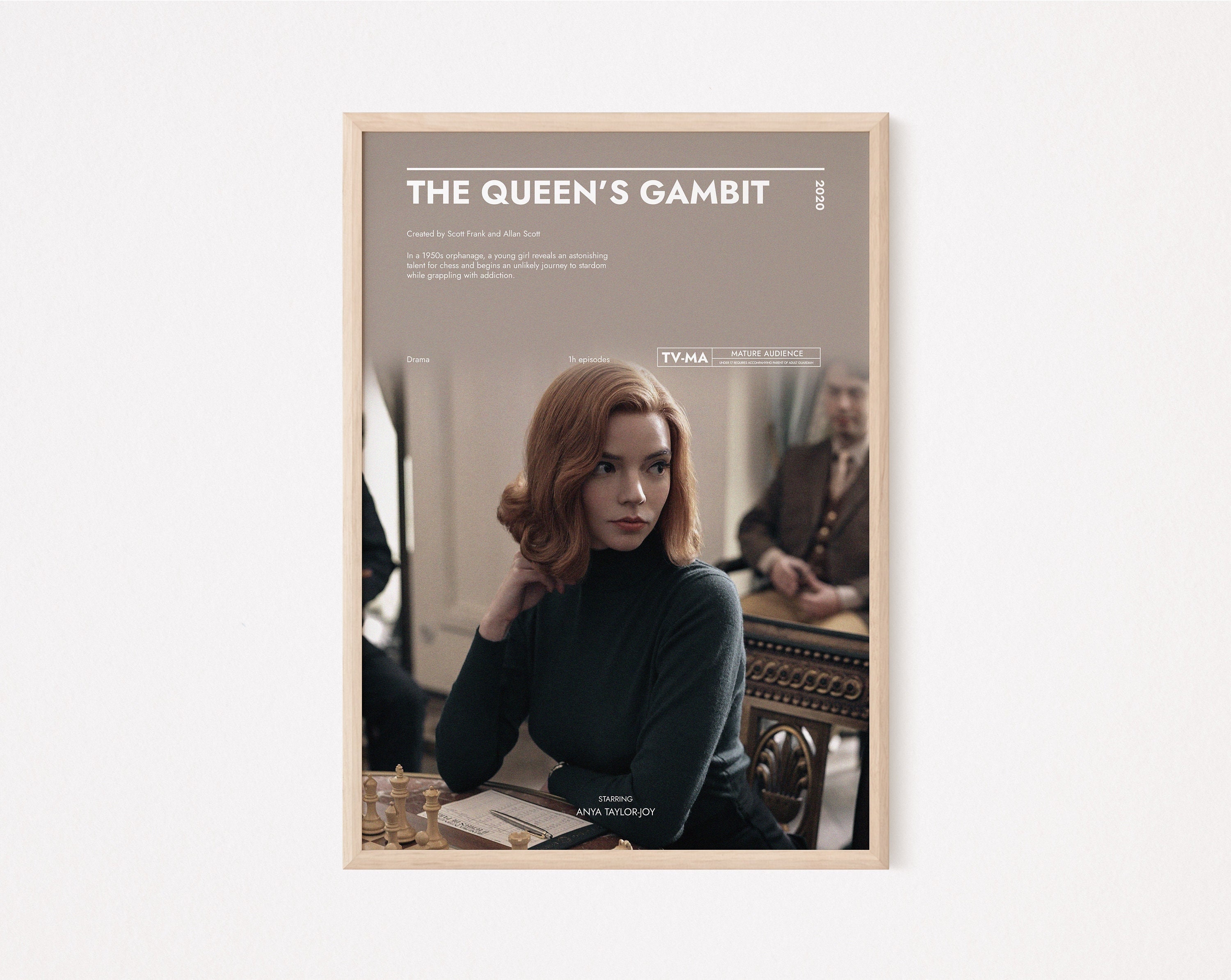 Cartaz O Gambito da Rainha / Poster The Queen's Gambit