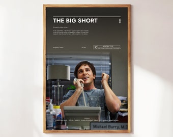 The Big Short Poster | Art Print | Movie Posters | Gift for Movie lovers