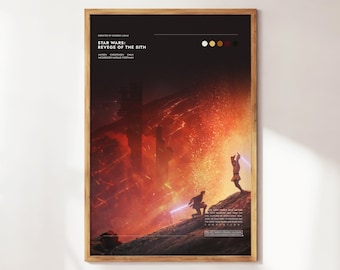 Star Wars: Revenge of The Sith Poster | Art Print | Movie Posters | Gift for Movie lovers