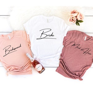 Custom Shirt for Bride and Bridesmaids, Girls Weekend, Bachelorette Party, Couple Shirts, Honeymoon, Custom Destination Wedding Shirts