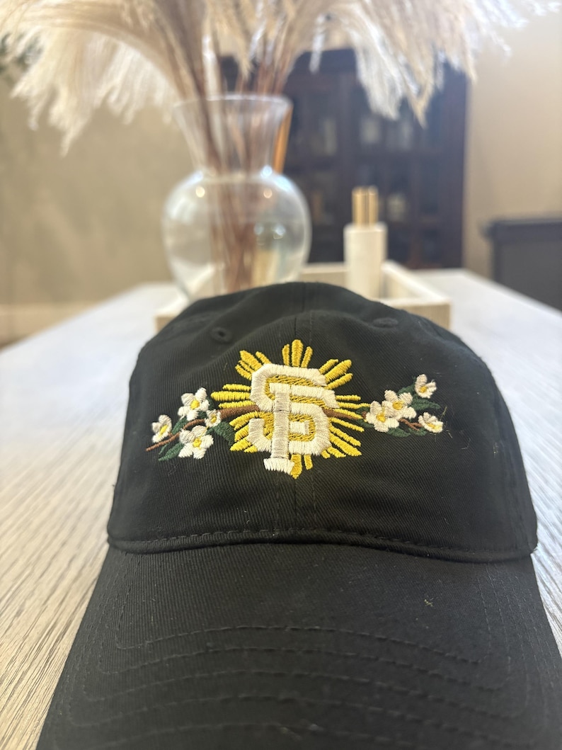 San Francisco Sampaguita Dad Cap | Filipino Heritage Embroidered Hat | Bay Area Pride image 3