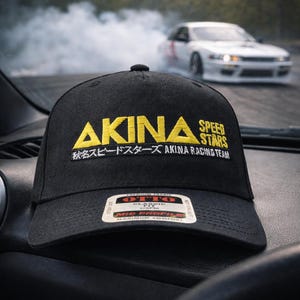 Geborduurde Akina Speedstars-pet | Japanse Street Racing-snapback | JDM Car Culture-hoed
