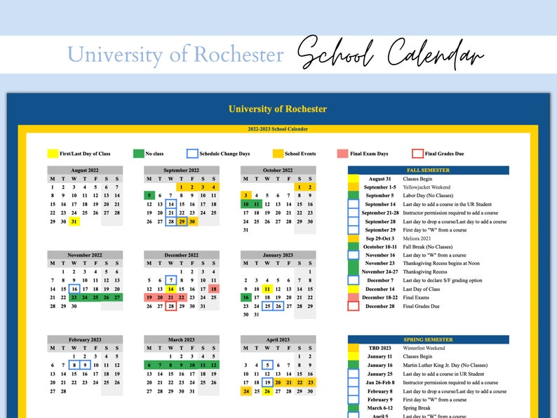 u-rochester-academic-calendar