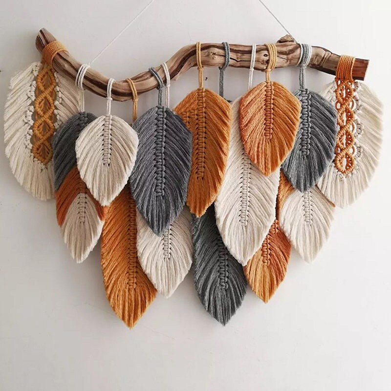 Colors Of The Fall Large Macrame Wall Hanging Decor – Nature's Inspired  Macrame