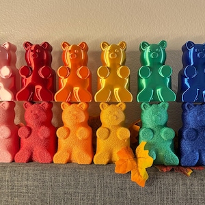 Large Gummy Bear 10.5 inch or 5 inch 3D Printed