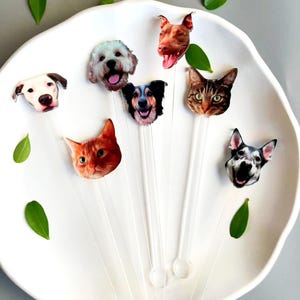 Hochzeitsrührstab, Hundegetränke-Rührer, Cocktailrührer für Hunde, Haustier-Getränkerührer, Cocktailrührer nach Maß