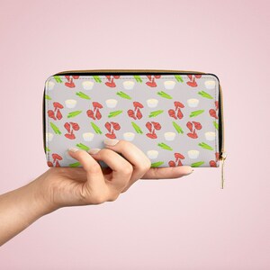 Cartera con Cremallera Buffalo Wings (con Apio y Queso Azul)