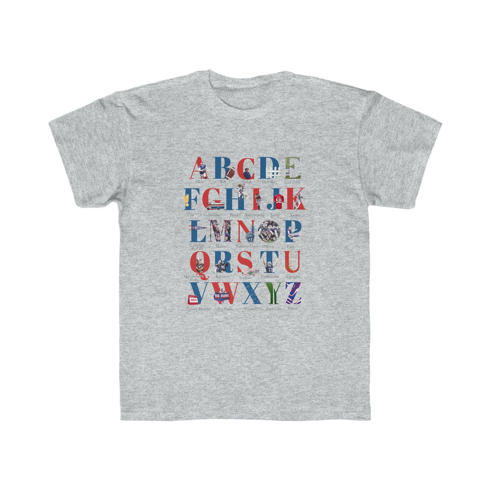 Buffalo Bills ABC Bills Mafia Alphabet Kids Unisex Fit Tee - Etsy