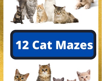 猫の迷路12選とその解答