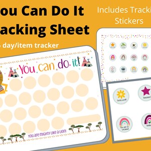 You Can Do it Tracker Sheet