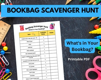 ブックバッグスカベンジャーハント