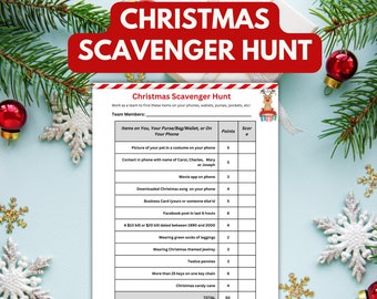 クリスマス スカベンジャー ハント