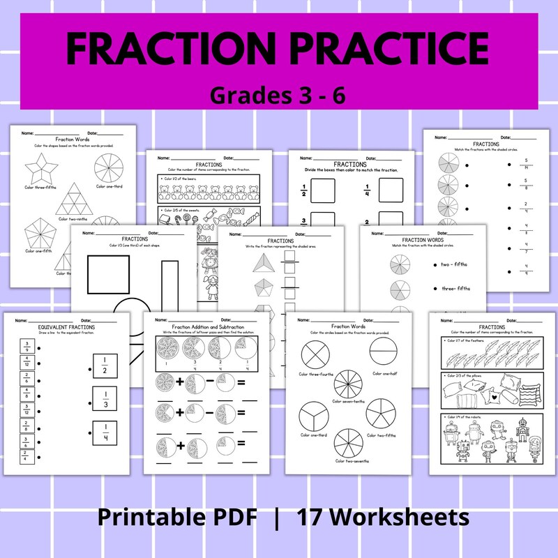 Fractions - Etsy