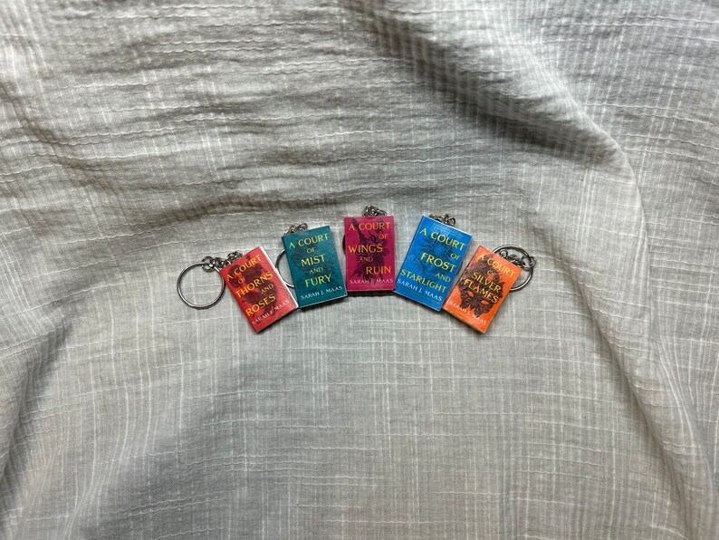 ACOTAR Keychain Book Set image 3