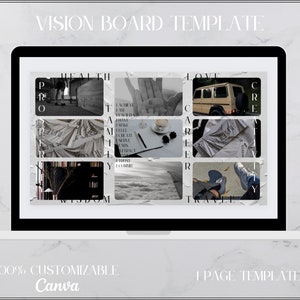 Digital Vision Board Template