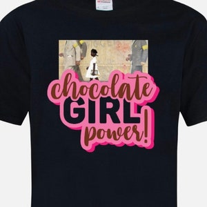 Ruby Bridges--Schokoladen Frauenpower! Logo und Grafik T