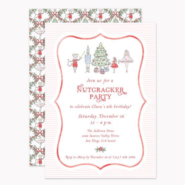 Nutcracker Invitation - Etsy