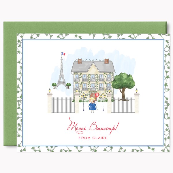 Paris Note Cards Etsy