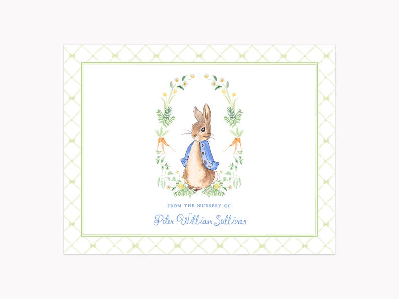 Peter Rabbit Note Cards | Printed A2 Folded Spring Storybook Stationery ...