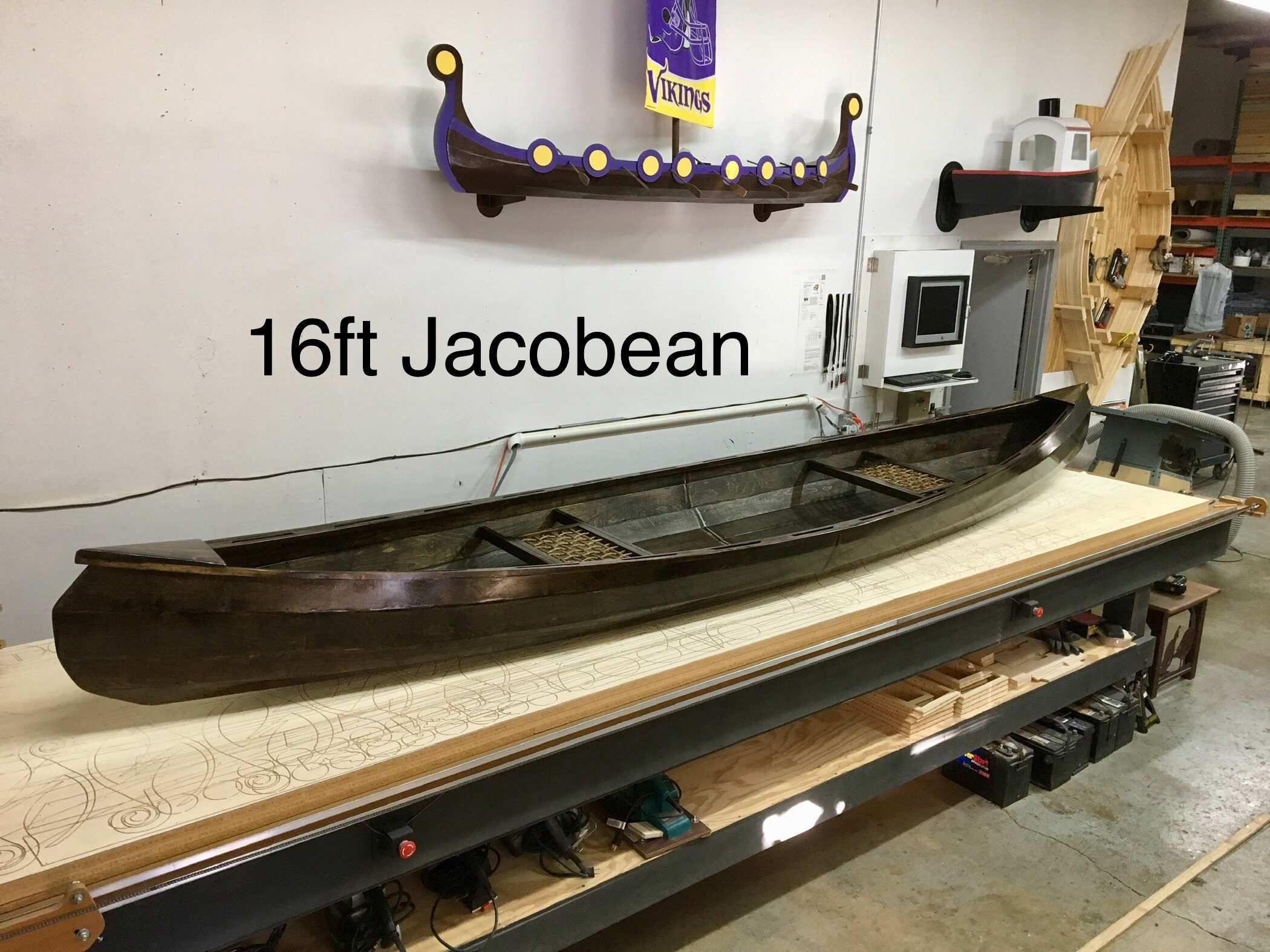 Display Canoe ( 10ft, 12ft, 14ft, 16ft ) - Etsy