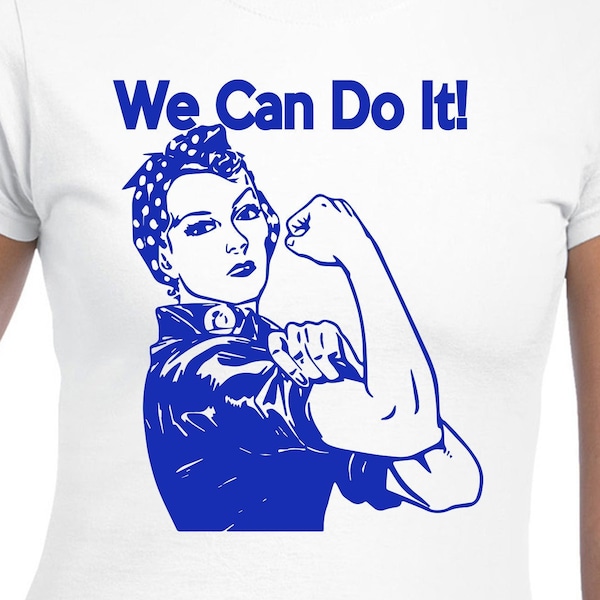 We Can Do It Cut Files | Cricut | Silhouette Cameo | Svg Cut Files | Digital File | PDF | Eps | DXF | PNG | We Can Do It