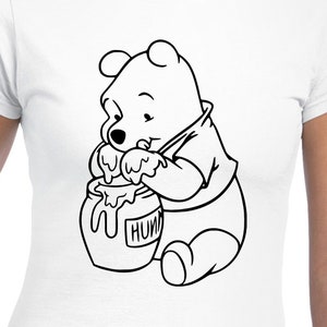 Winnie The Pooh Cut Files / Cricut / Silhouette Cameo / Svg Cut Files / Digital File / PDF / Eps / DXF / PNG / Pooh Bear