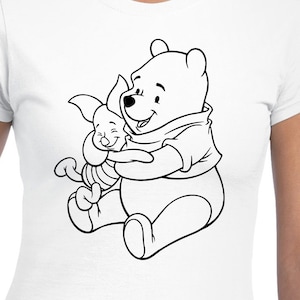 Winnie l’ourson et le porcelet coupent des fichiers | Cricut | Silhouette Caméo | Svg Cut Fichiers | | de fichiers numériques | PDF Eps | | DXF png | Ourson