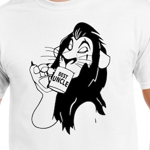 Mejores archivos de corte de tío Scar / Cricut / Silhouette Cameo / Archivos de corte SVG / Archivo digital / PDF / Eps / DXF / PNG / El Rey León