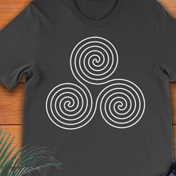 Triskelion or Triskeles or Neolithic Triple Spiral