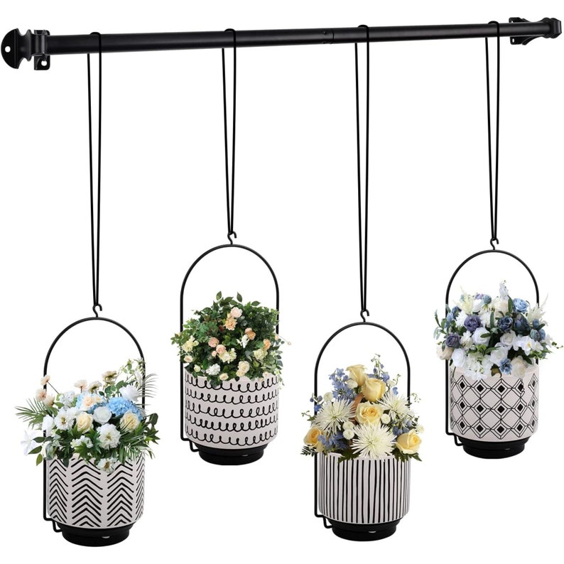 Hanging Planters Window Plant Hanger Ceramic Wall Planter Etsy