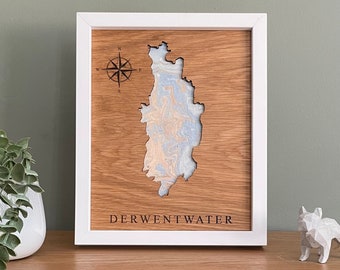 Laser cut Derwent water