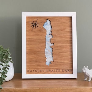 Laser cut Bassenthwaite Lake image 1