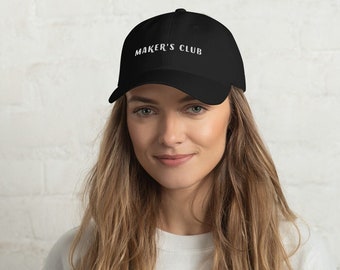 Embroidered Maker's Club Dad Hat | One Size