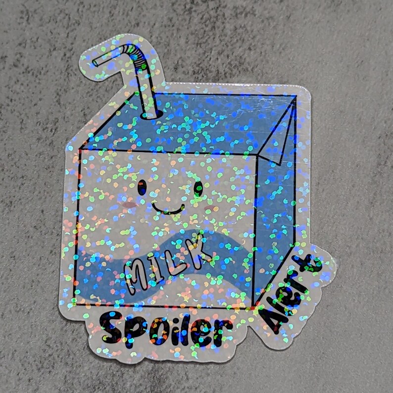 Spoiled Milk Sticker | Weatherproof Glossy Decal - Etsy