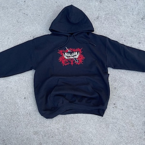 Berserk Anime Embroidered Hoodie: Gift for Anime Fan