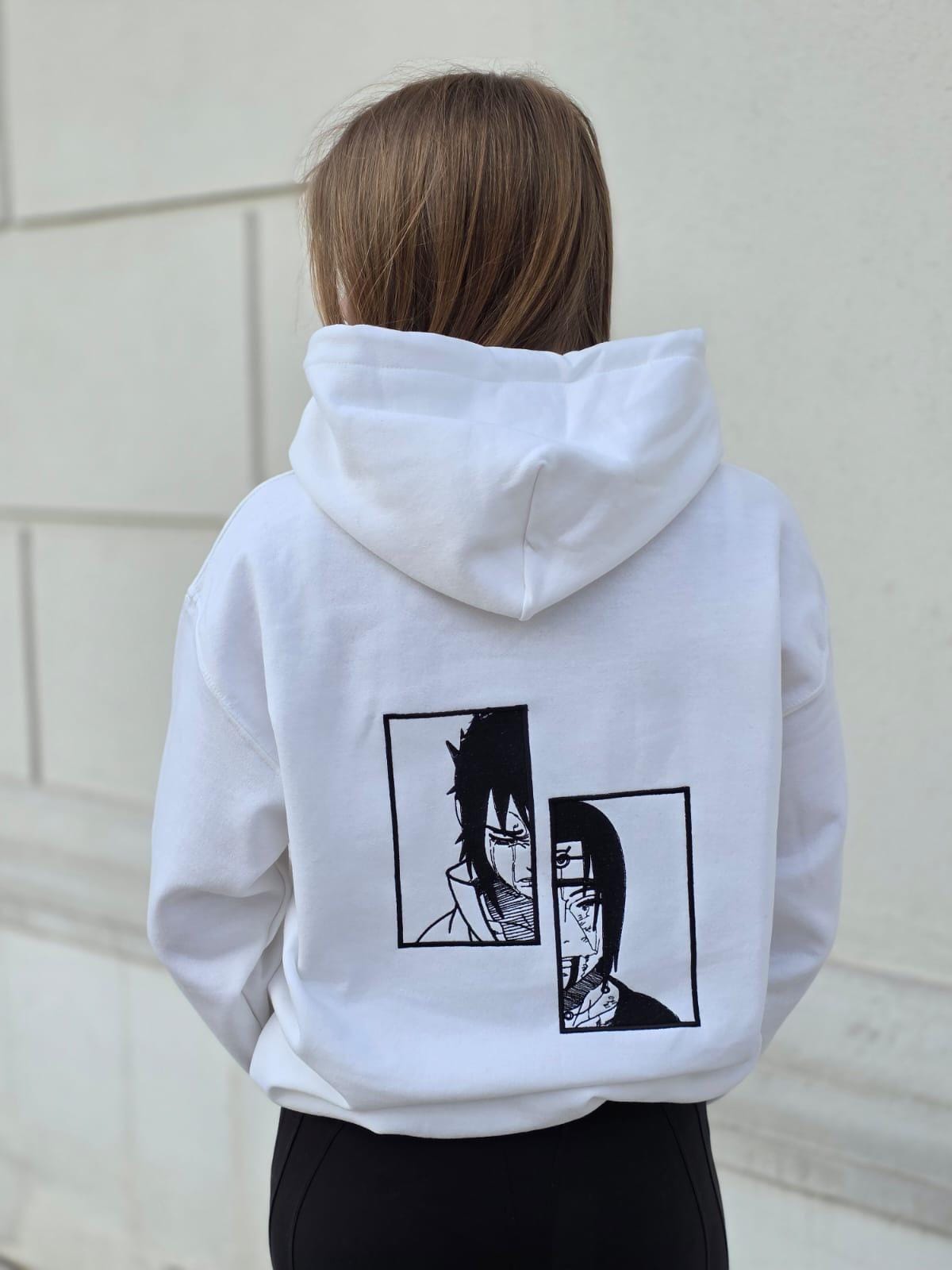 Itachi Naruto Embroidered Hoodie Nike Itachi Uchiha Naruto