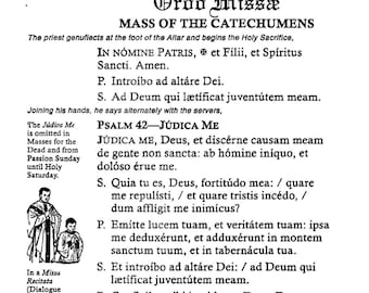Latin Mass Missal – Traditional Catholic Prayers Digital Download