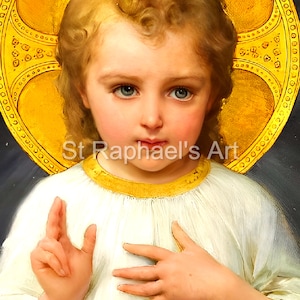 Child Jesus Holy Picture Catholic Devotion Digital Downloads x5
