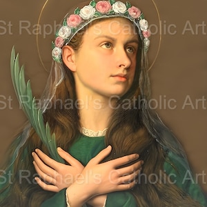 St Maria Goretti Catholic Girl Saint Virgin and Martyr Purity and Young Girls Digital Downloads