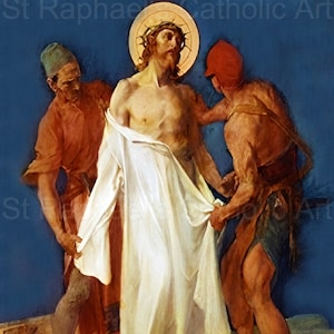 Stations of the Cross Catholic Vintage Martin Feuerstein 6th-10th Way of the Cross Traditional