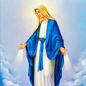 Nuestra Señora de Gracia Medalla Milagrosa Reina del Cielo Virgen María de la Paz Arte Católico Descargar