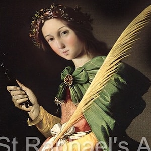 Sant&#39;Apollonia, santo patrono, mal di denti, dentisti, martirio, arte cattolica, download digitale