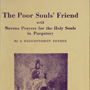Catholic Holy Soul in Purgatory Novena Vintage 1940&#39;s Prayers Devotion Redemptorist Prayer Book Digital Download