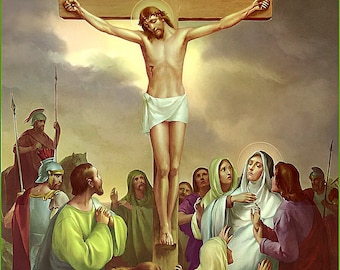 Way of the Cross Complete 14 Stations Jesus Crucifixion Stations of the Cross Quality Digital Downloads