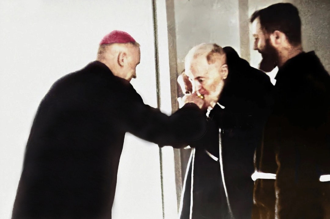 Lefebvre Padre Pio Meeting Etsy