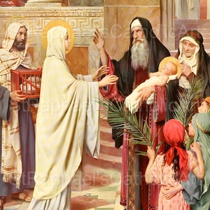 Santo Rosario Presentación del Niño Jesús en el Templo 4º Misterio Gozoso Descarga Digital