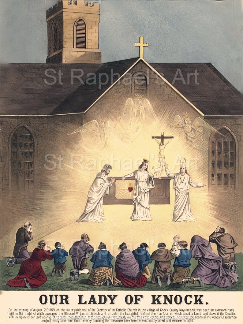 Our Lady of Knock Ireland Catholic Digital Downloads Etsy