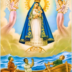 Imagen de la estatua del icono de la Virgen, imagen rara de Nuestra Señora de la Caridad El Cobre María Madre de Jesús Descargas digitales católicas