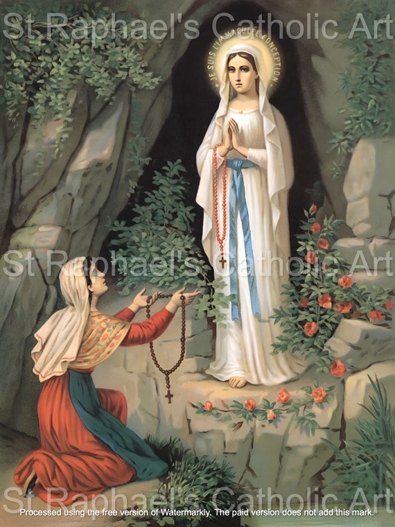 knee length dresses for ladies Our Lady of Lourdes statue - 8 inches