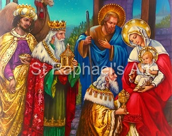 クリスマス 降誕 列王記3章 東方の三博士 公現祭 聖画 カトリック